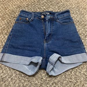 High waisted shorts